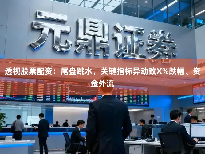 透视股票配资：尾盘跳水，关键指标异动致X%跌幅、资金外流