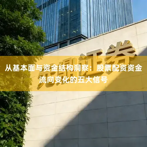 从基本面与资金结构洞察：股票配资资金流向变化的五大信号