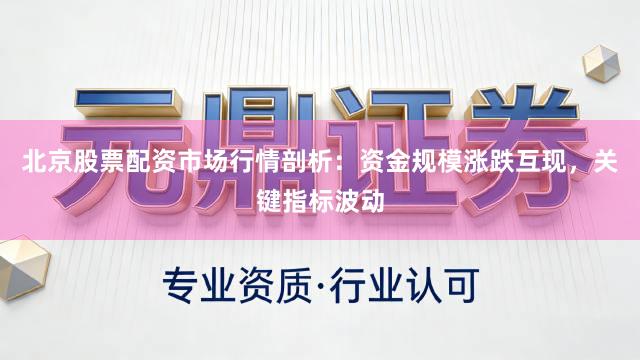 北京股票配资市场行情剖析：资金规模涨跌互现，关键指标波动